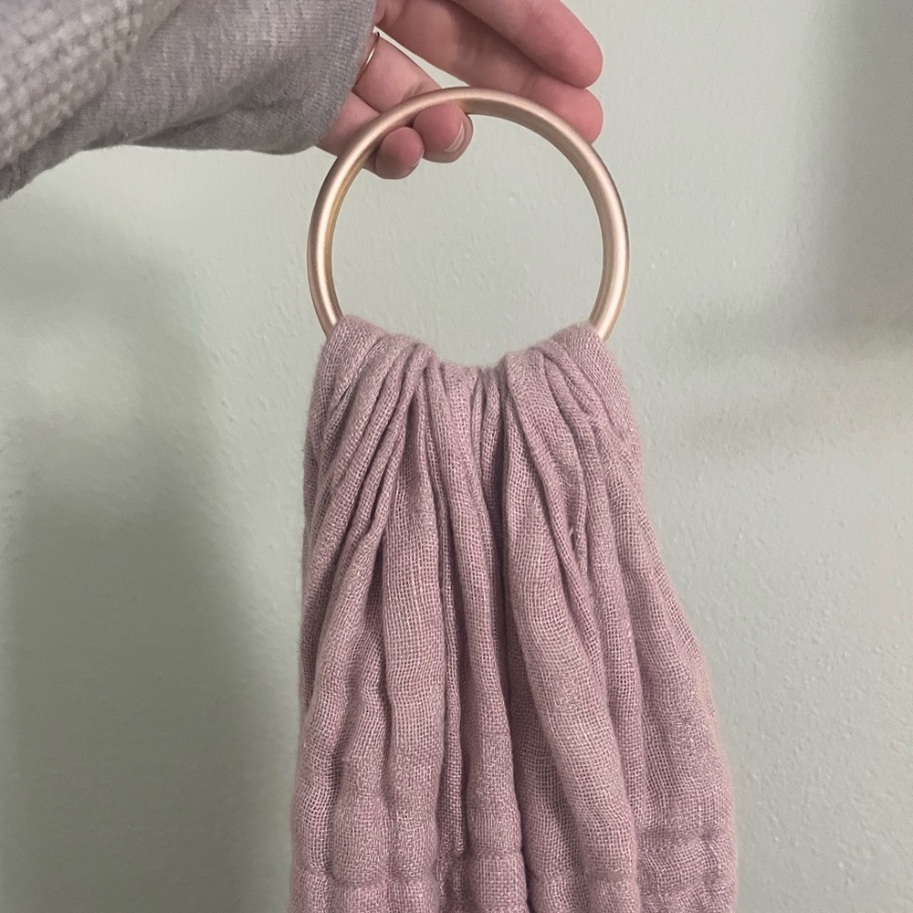 WildBird Ring Sling in Soft Pink with Gold Ring